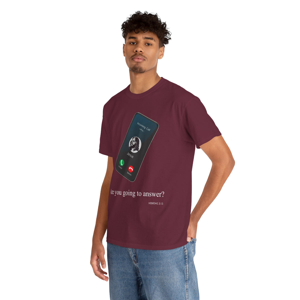 "Are You Going to Answer?" Inspirational Graphic Tee