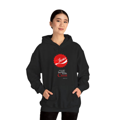Things Go Better with Christ - Unisex Hooded Sweatshirt