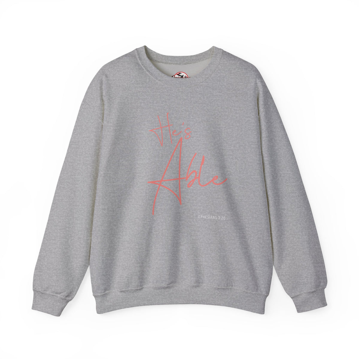 "He's Able" Women's Inspirational Crewneck Sweatshirt