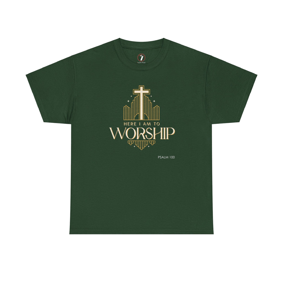 Here I am to Worship Unisex Heavy Cotton Tee