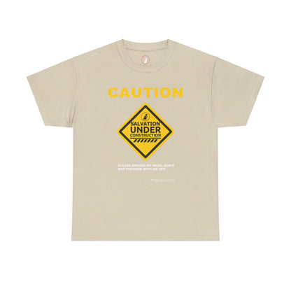Salvation Under Construction Unisex Heavy Cotton Tee