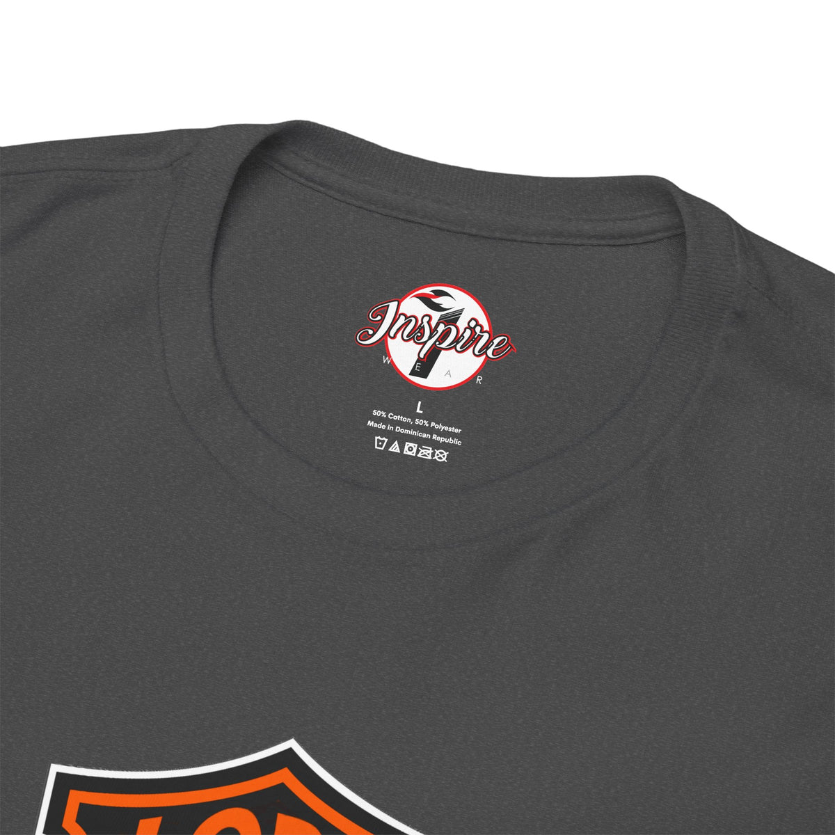 "Jesus Christ Lord and Savior" Motivational Crewneck Graphic T‑Shirt