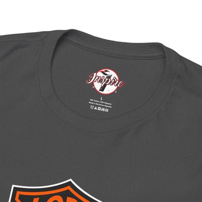 "Jesus Christ Lord and Savior" Motivational Crewneck Graphic T‑Shirt