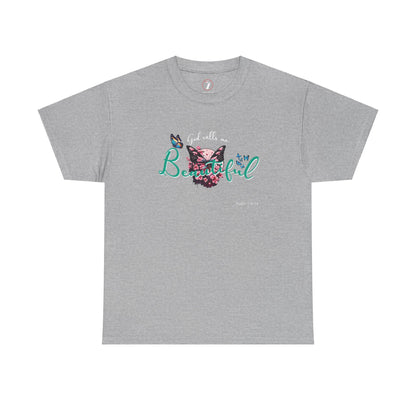 God Calls Me Beautiful Unisex Heavy Cotton Tee
