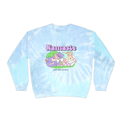 Namaste n Relax Unisex Tie-Dye Sweatshirt