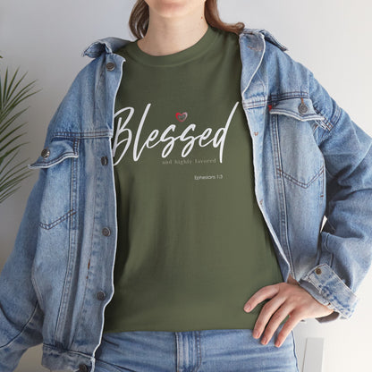 "Blessed" Women's Inspirational Graphic T‑Shirt