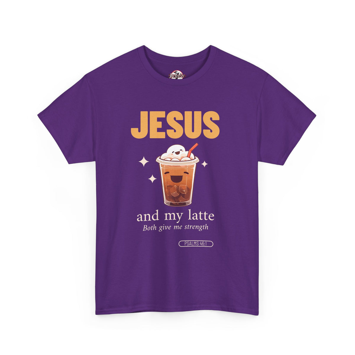 “Jesus and My Latte” Faith & Coffee Unisex Graphic Tee