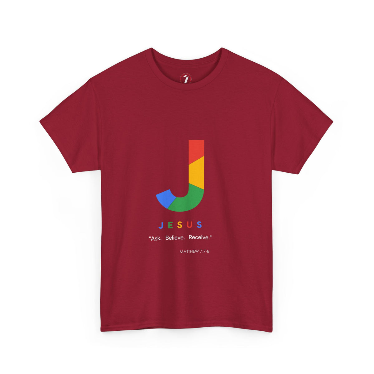 Ask. Believe. Receive. Unisex Heavy Cotton Tee