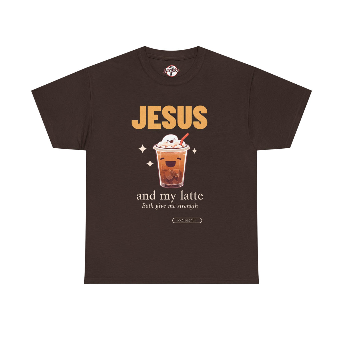 “Jesus and My Latte” Faith & Coffee Unisex Graphic Tee