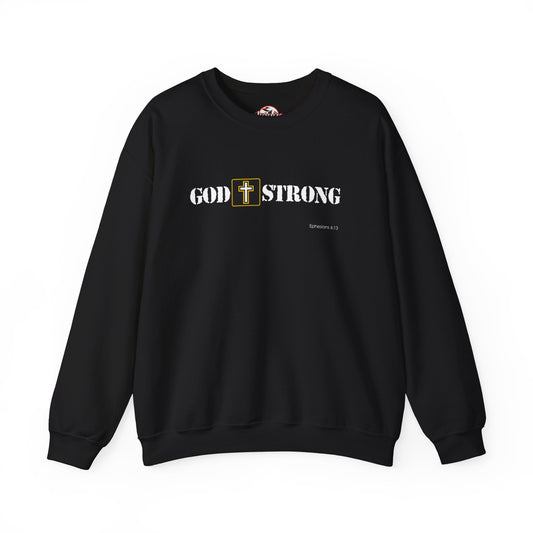 "God Strong" Motivational Crewneck Sweatshirt