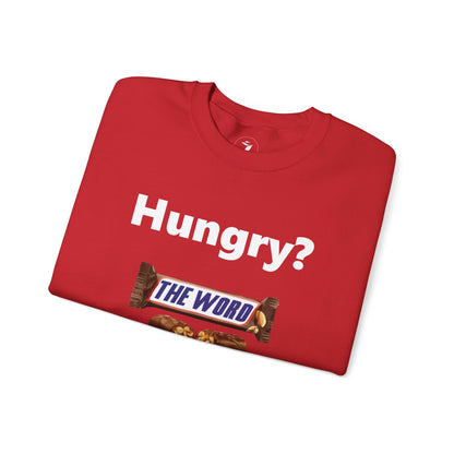 Hungry for the Word Unisex Heavy Blend™ Crewneck Sweatshirt