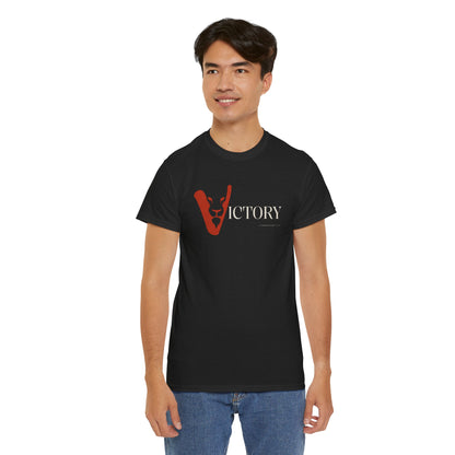 Victory in Jesus Unisex Heavy Cotton Tee