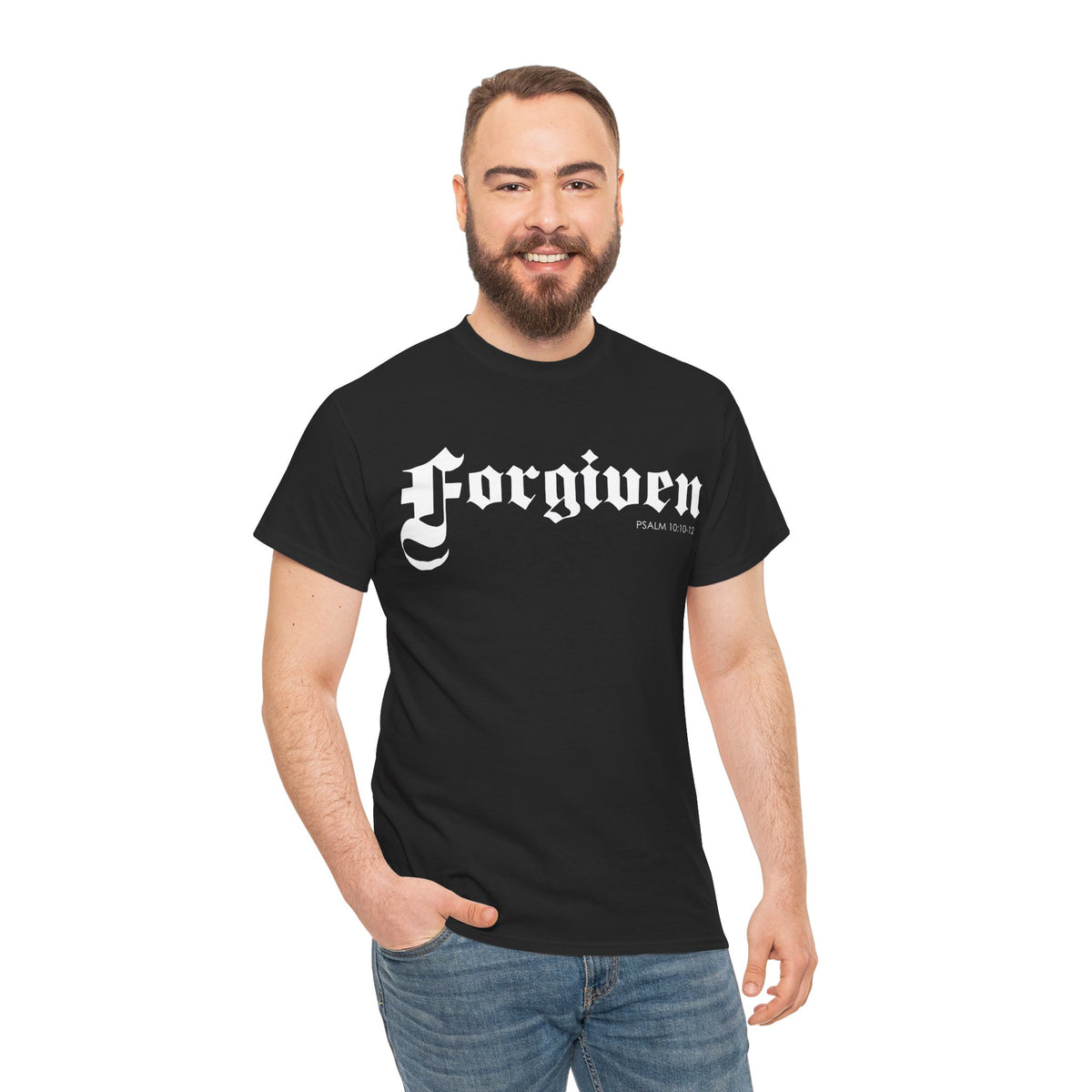 "Forgiven" Men's Inspirational Graphic Tee