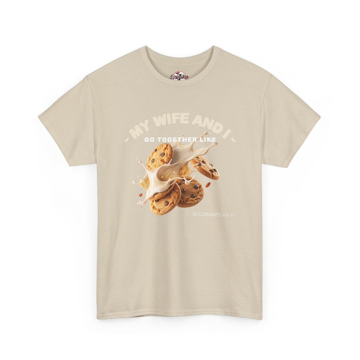 My Wife and I Go Together Like Cookies & Milk Men's Graphic Tee