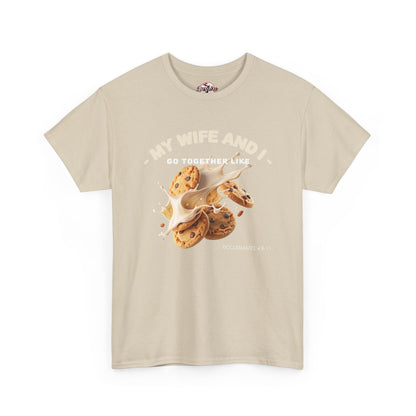 My Wife and I Go Together Like Cookies & Milk Men's Graphic Tee