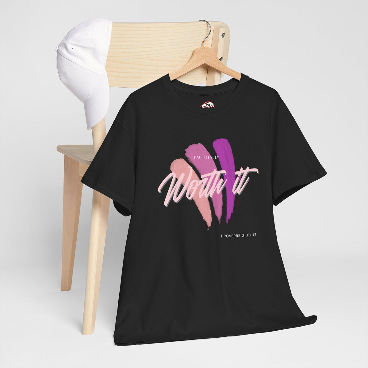 "Totally Worth It" Women's Motivational Graphic T‑Shirt