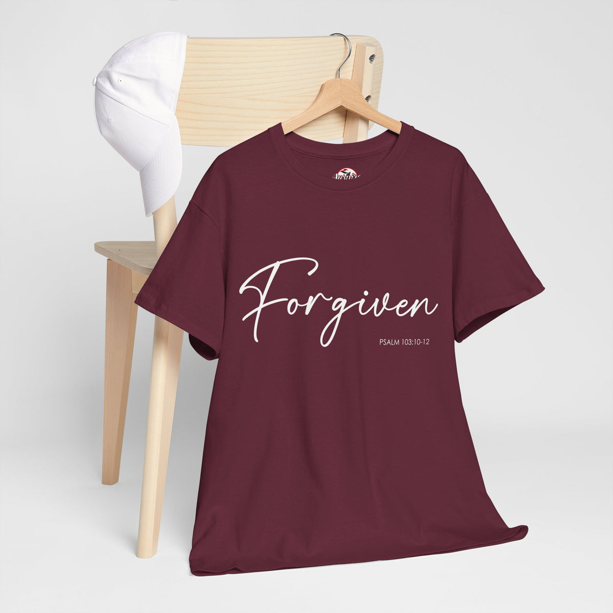 "Forgiven" Womens Christian Faith T-Shirt