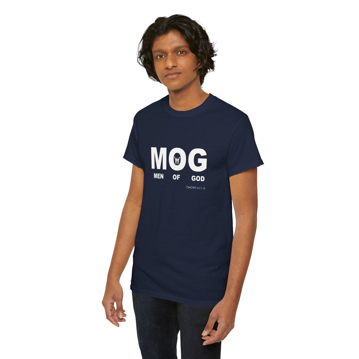 "MOG" Men of God Faith Based Graphic T-Shirt - Unisex Heavy Cotton Tee