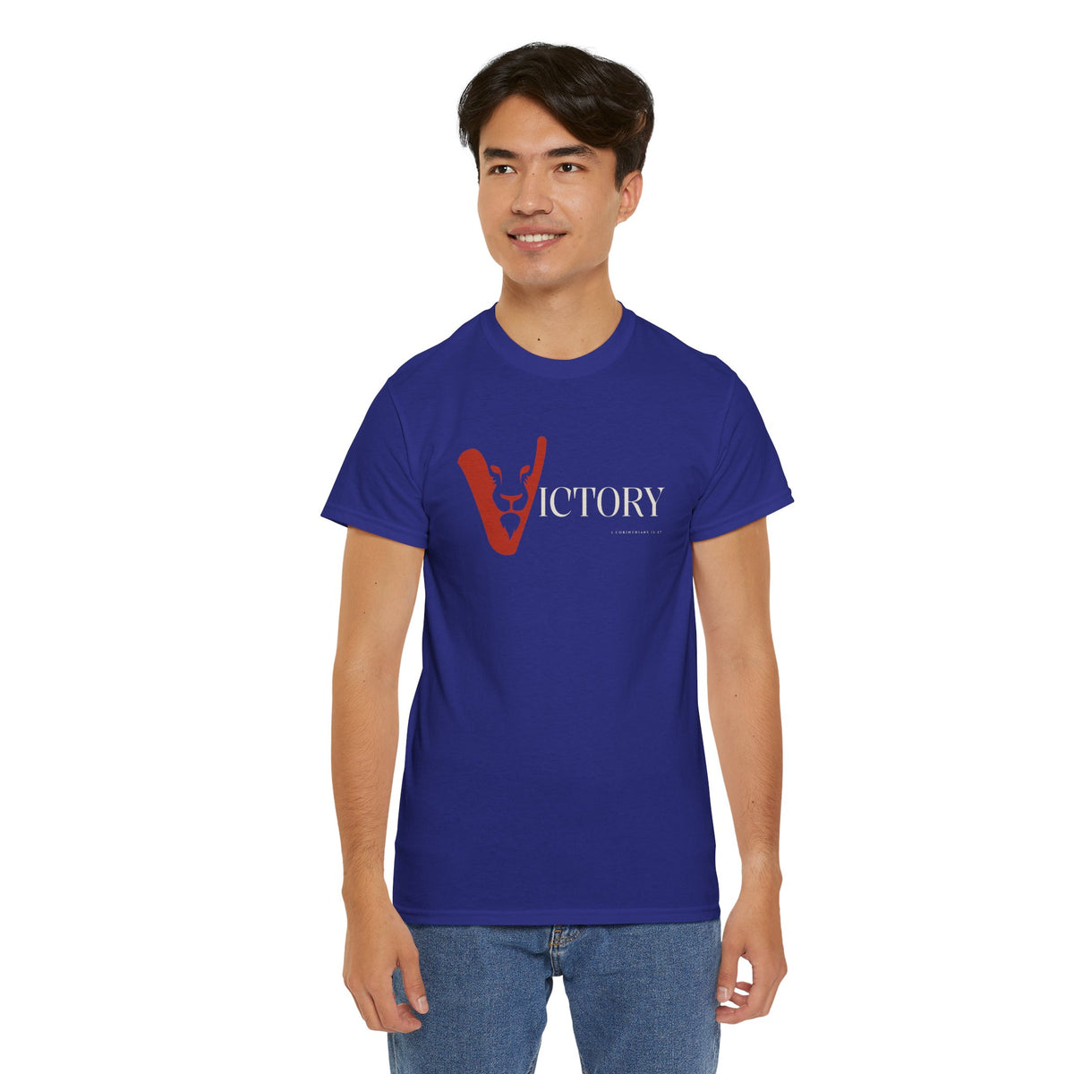 Victory in Jesus Unisex Heavy Cotton Tee