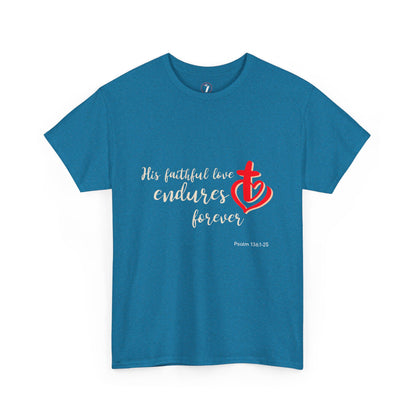 His Faithful Love Unisex Heavy Cotton Tee