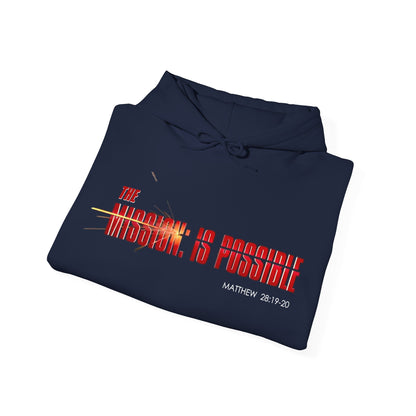 "The Mission is Possible" Motivational Pullover Hoodie