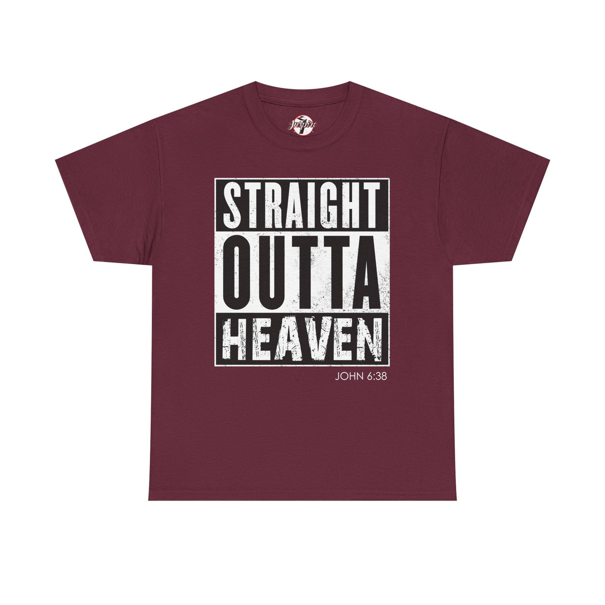 Straight Outta Heaven Unisex Inspirational Graphic T-Shirt