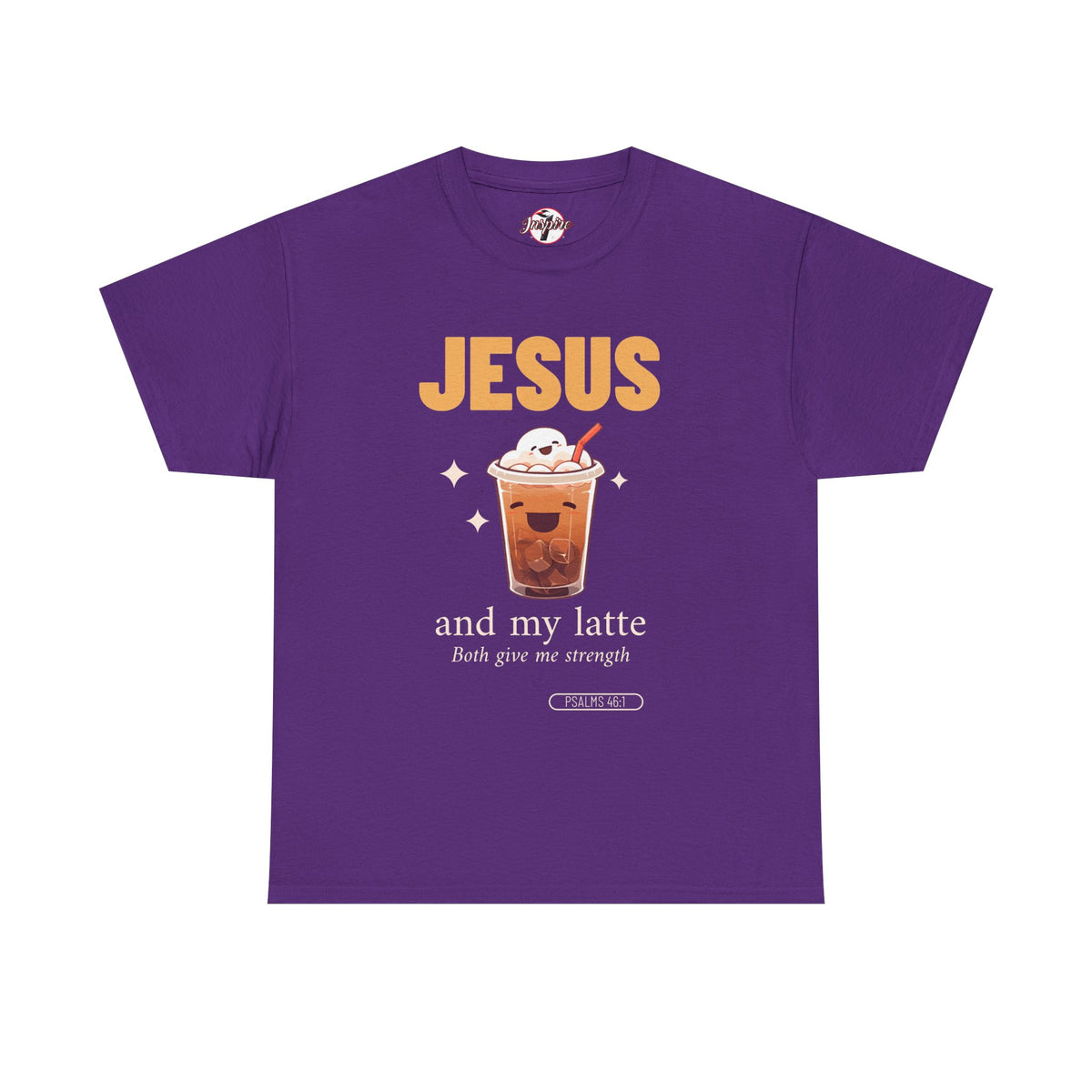 “Jesus and My Latte” Faith & Coffee Unisex Graphic Tee