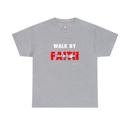 Walk by Faith Unisex Heavy Cotton Tee