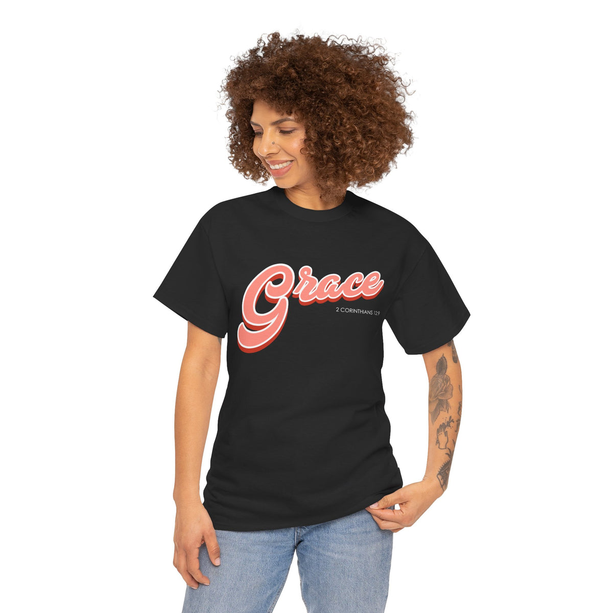 Grace Script Women's Graphic T‑Shirt