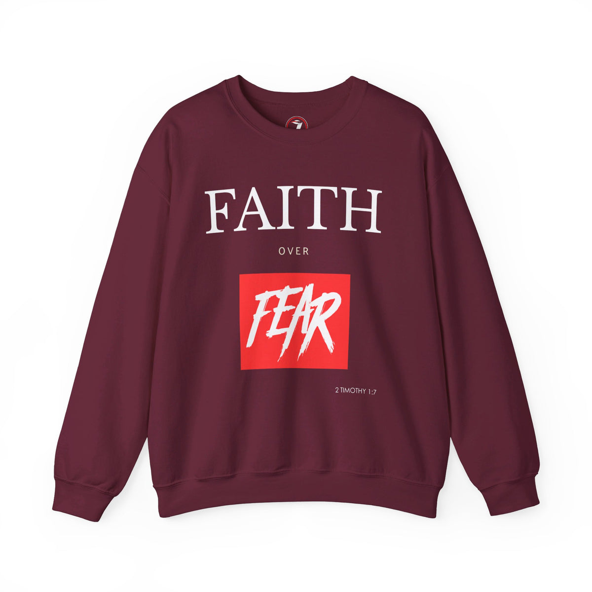 Faith over Fear Men's Unisex Heavy Blend™ Crewneck Sweatshirt