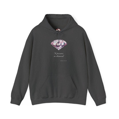 "No Pressure, no Diamond" Women's Heavy Blend™ Hooded Sweatshirt