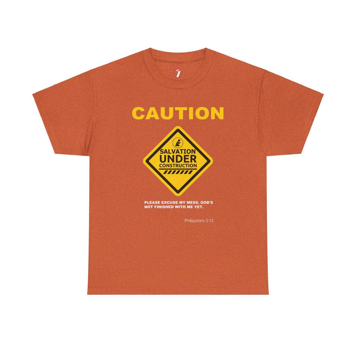 Salvation Under Construction Unisex Heavy Cotton Tee