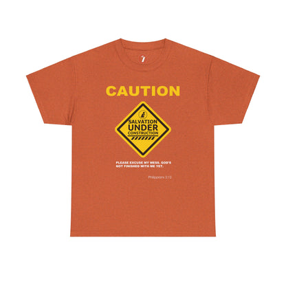 Salvation Under Construction Unisex Heavy Cotton Tee