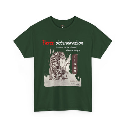 Fierce Determination Unisex Heavy Cotton Tee