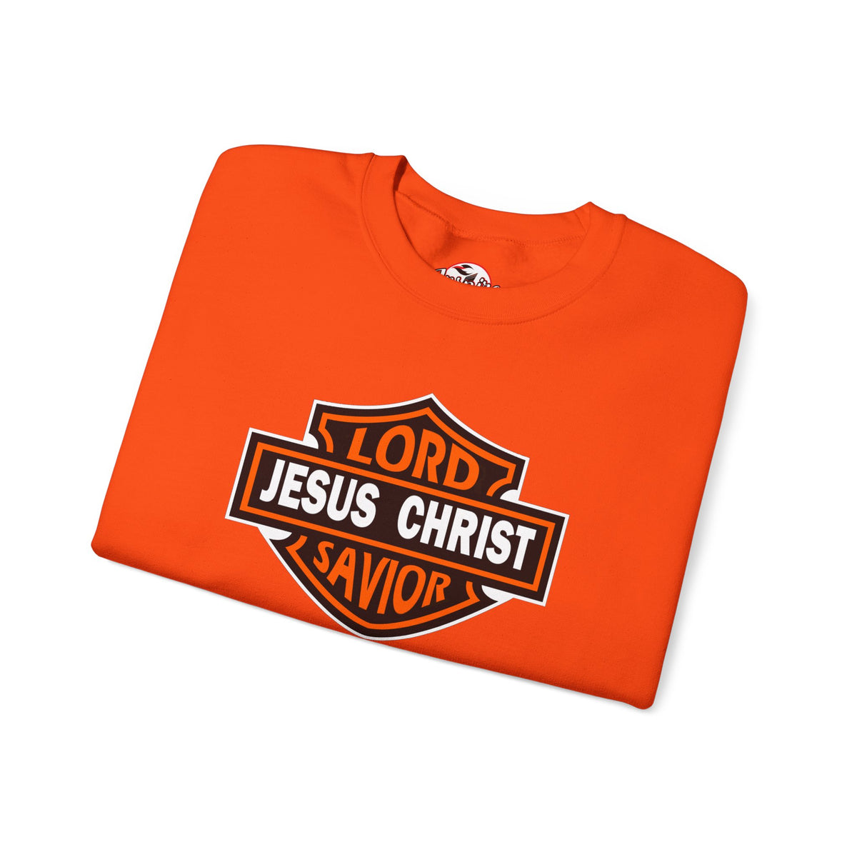 "Jesus Christ Lord and Savior" Motivational Crewneck Sweatshirt