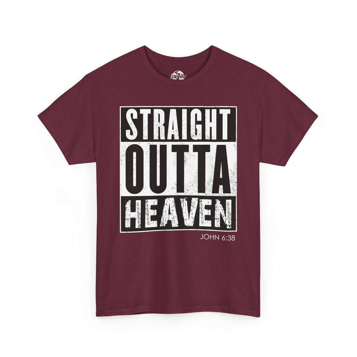 Straight Outta Heaven Unisex Inspirational Graphic T-Shirt