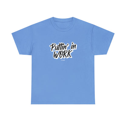 Puttin' in Work Unisex Heavy Cotton Tee