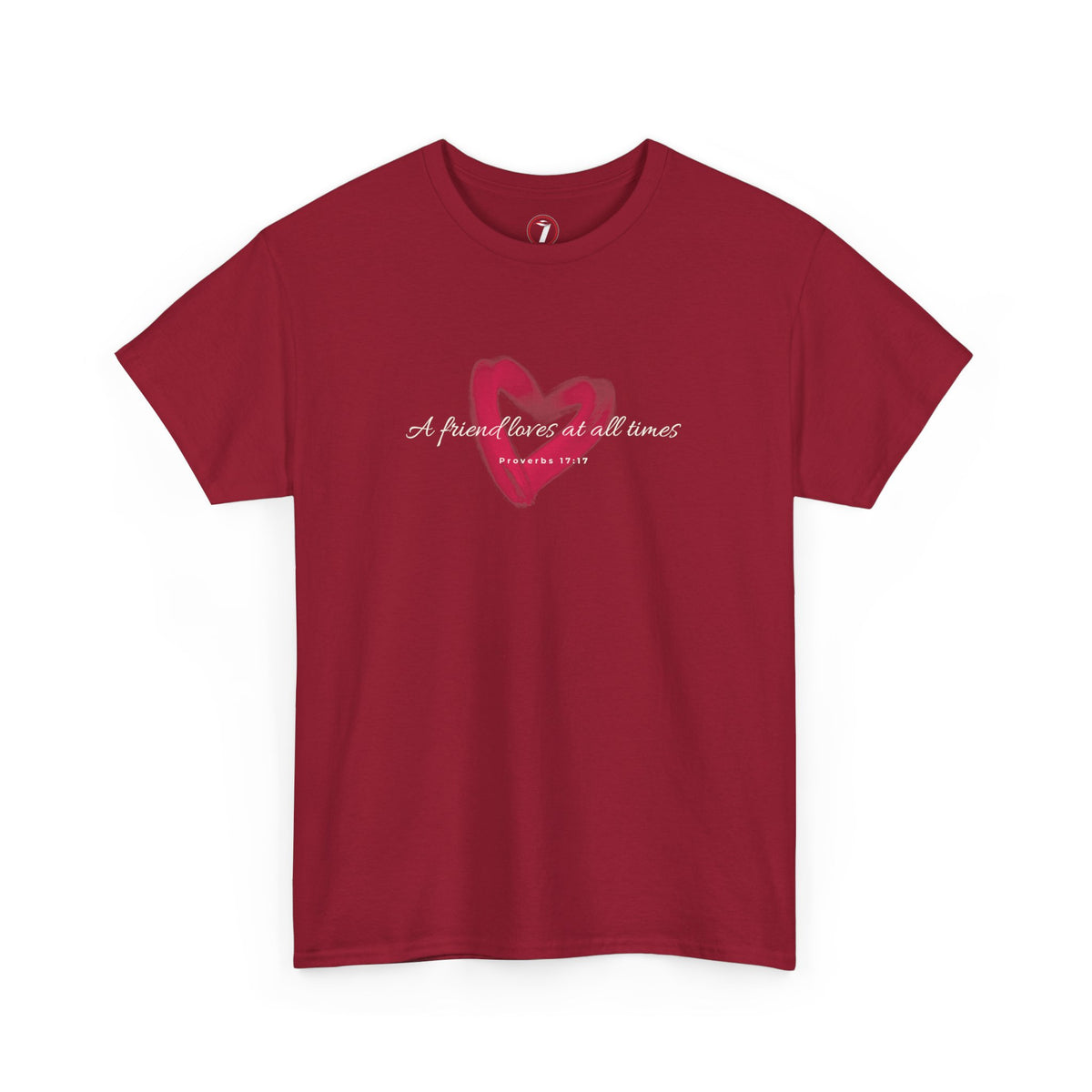 A Friend Loves at All Times Unisex Heavy Cotton Tee