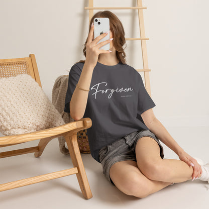 "Forgiven" Womens Christian Faith T-Shirt