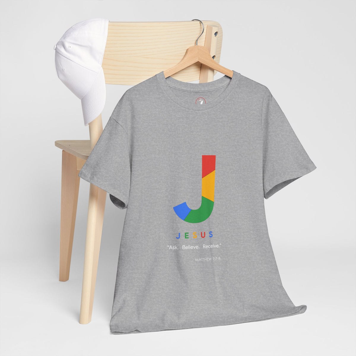 Ask. Believe. Receive. Unisex Heavy Cotton Tee