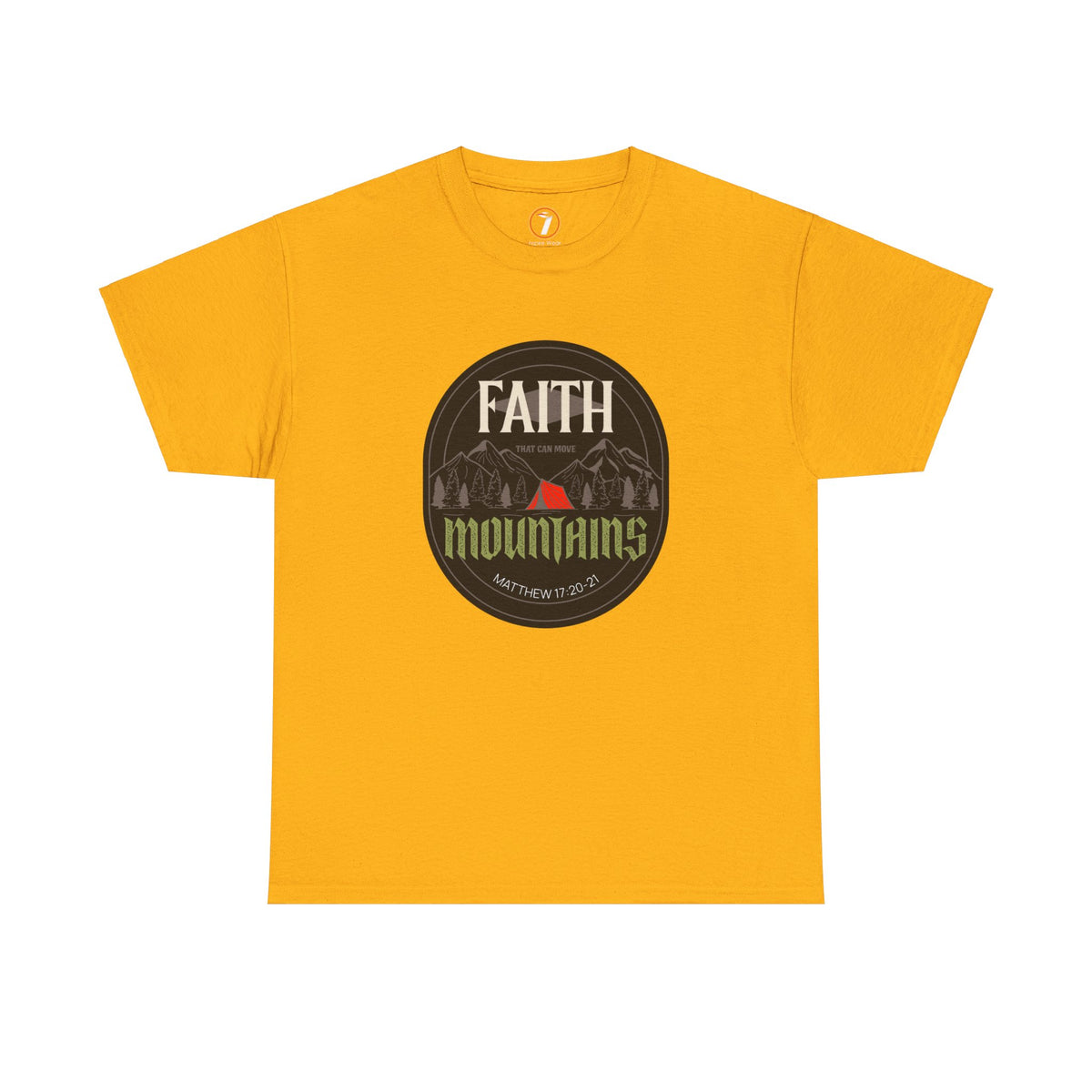 Mountain Moving Faith Unisex Heavy Cotton Tee