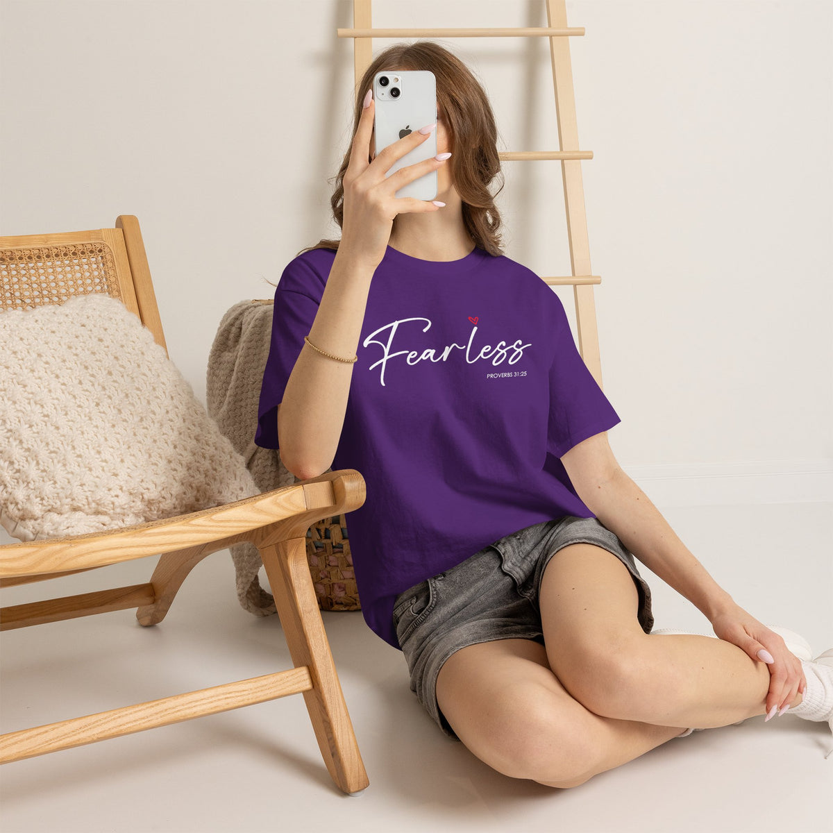 "Fearless" Inspirational Graphic T-Shirt