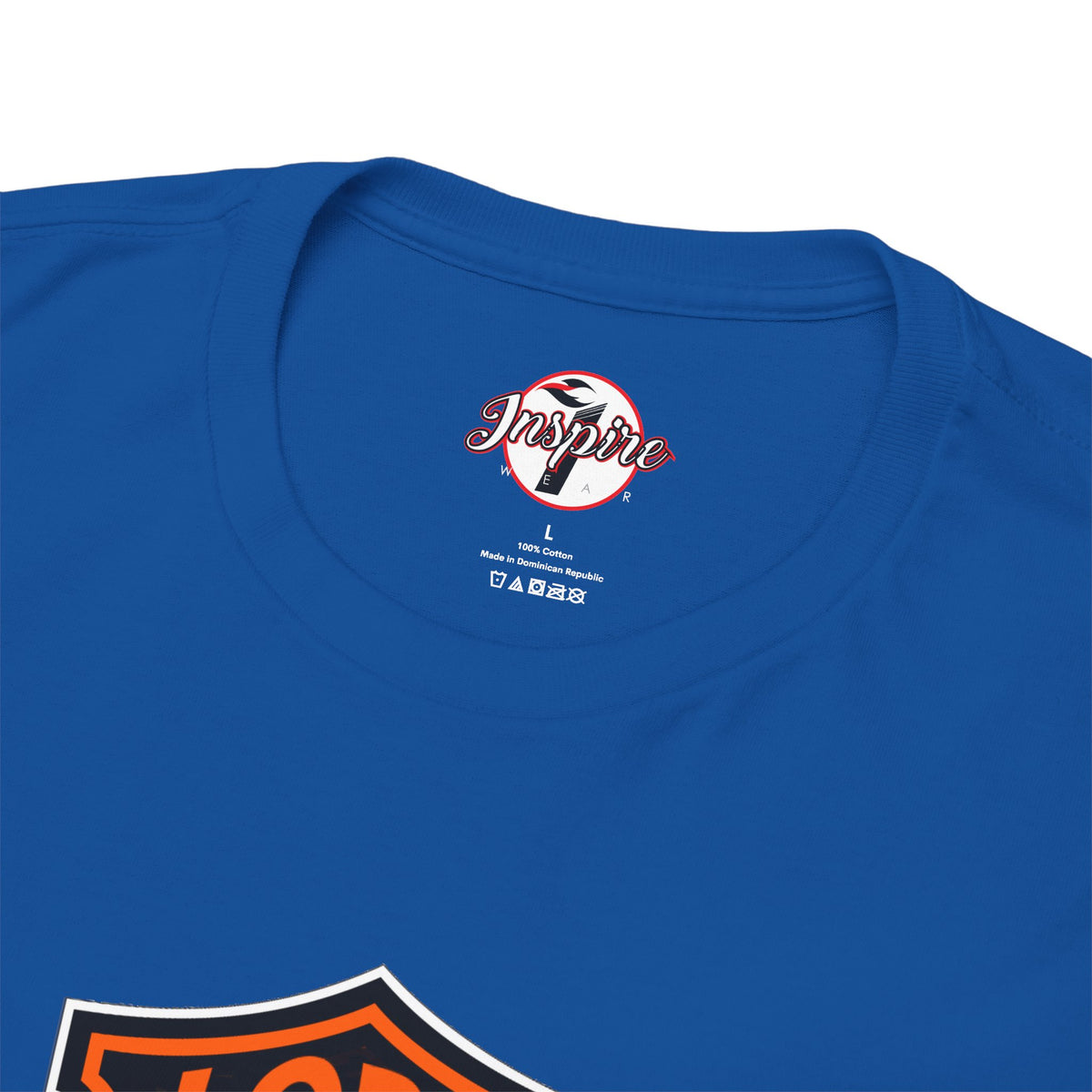 "Jesus Christ Lord and Savior" Motivational Crewneck Graphic T‑Shirt