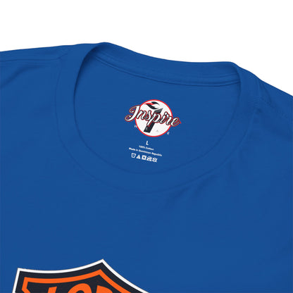 "Jesus Christ Lord and Savior" Motivational Crewneck Graphic T‑Shirt