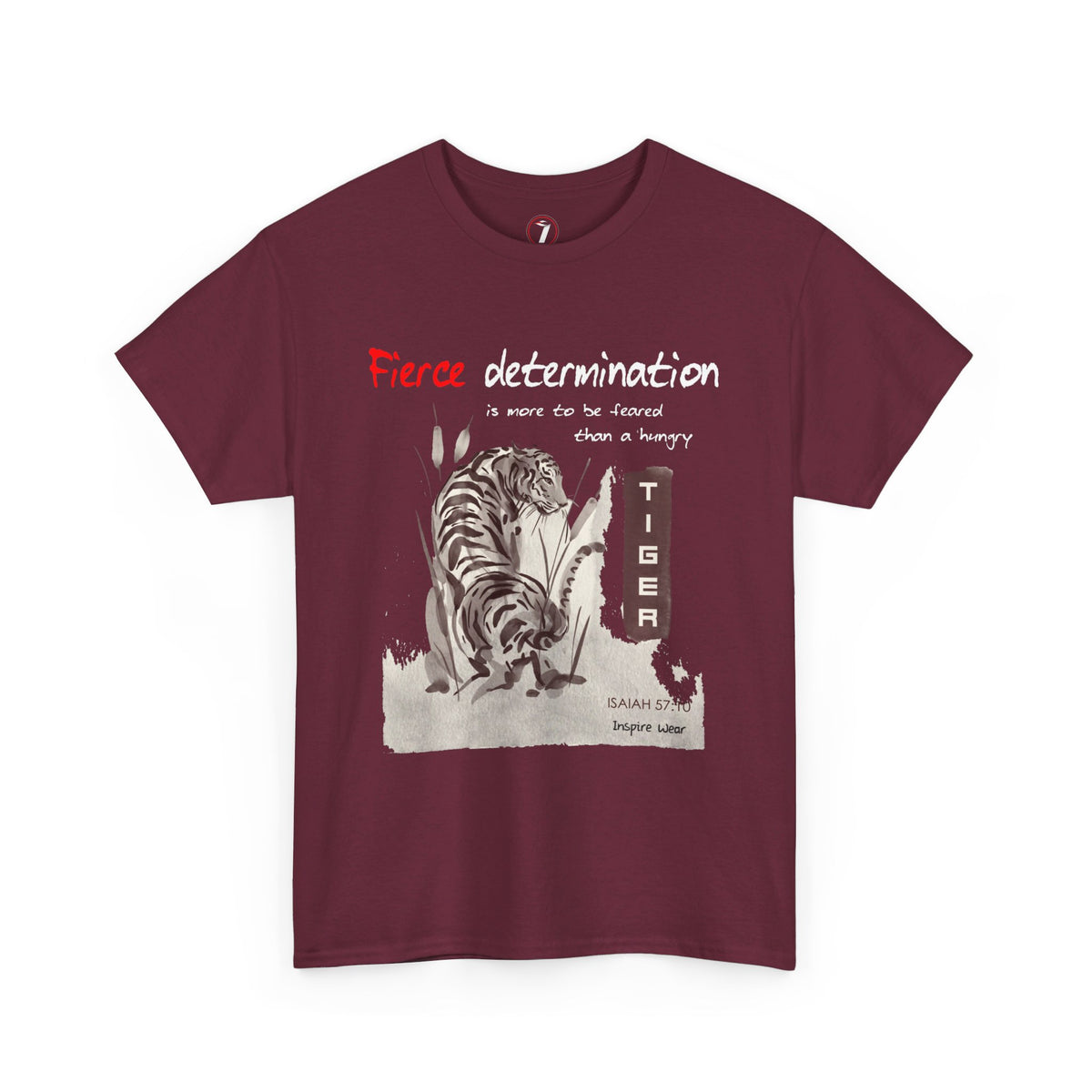 Fierce Determination Unisex Heavy Cotton Tee