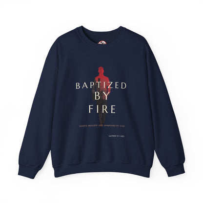 Baptized By Fire Unisex Crewneck Sweatshirt