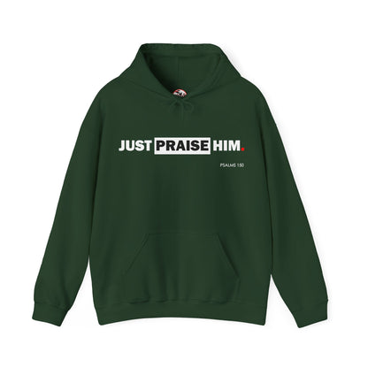 "Just Praise Him" Motivational Graphic Pullover Hoodie