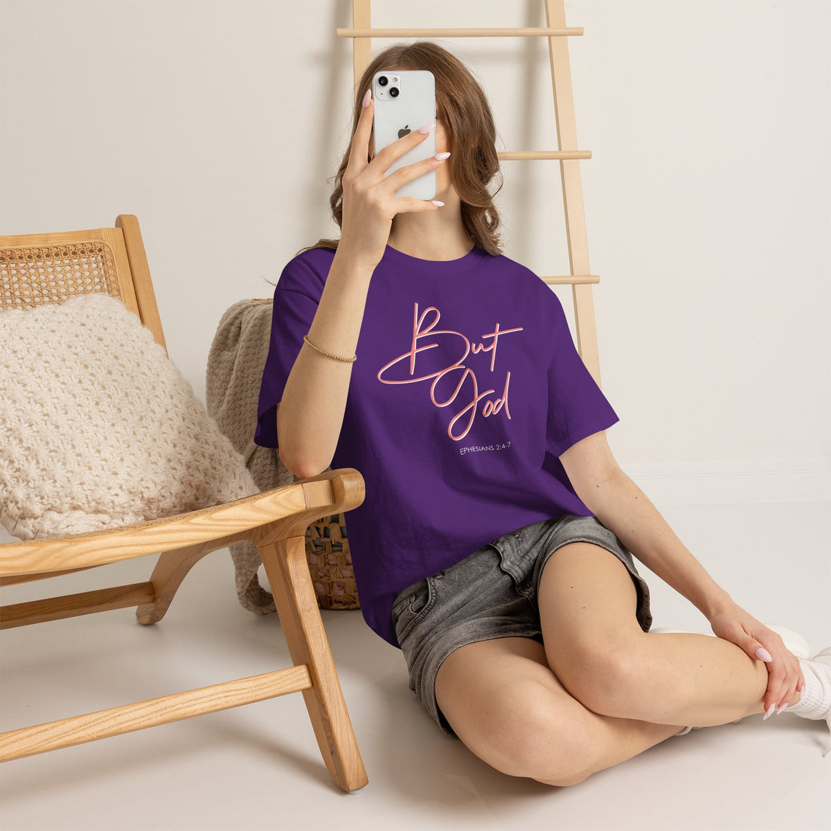 "But God" Womens Christian Faith Graphic Tee