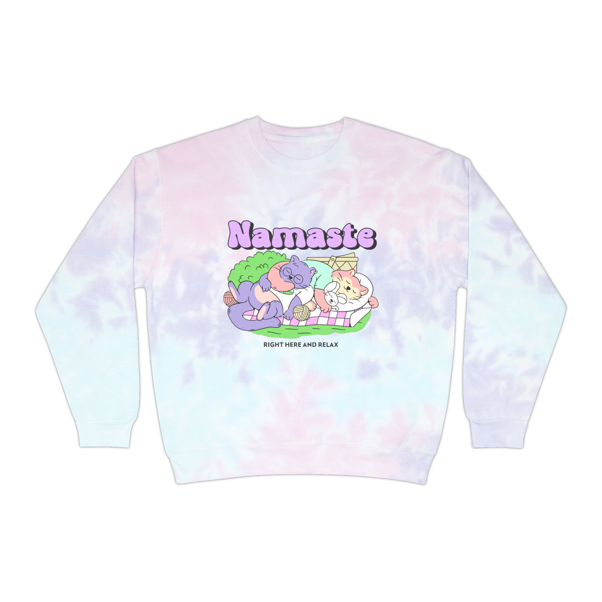 Namaste n Relax Unisex Tie-Dye Sweatshirt