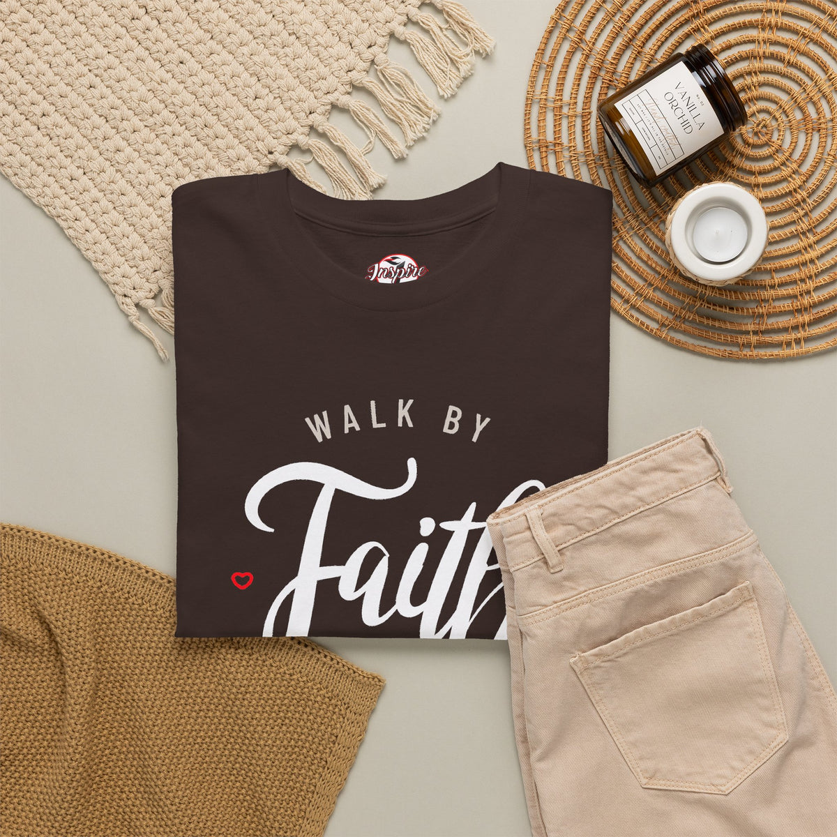 "Walk By Faith, Not By Sight" Motivational T-Shirt